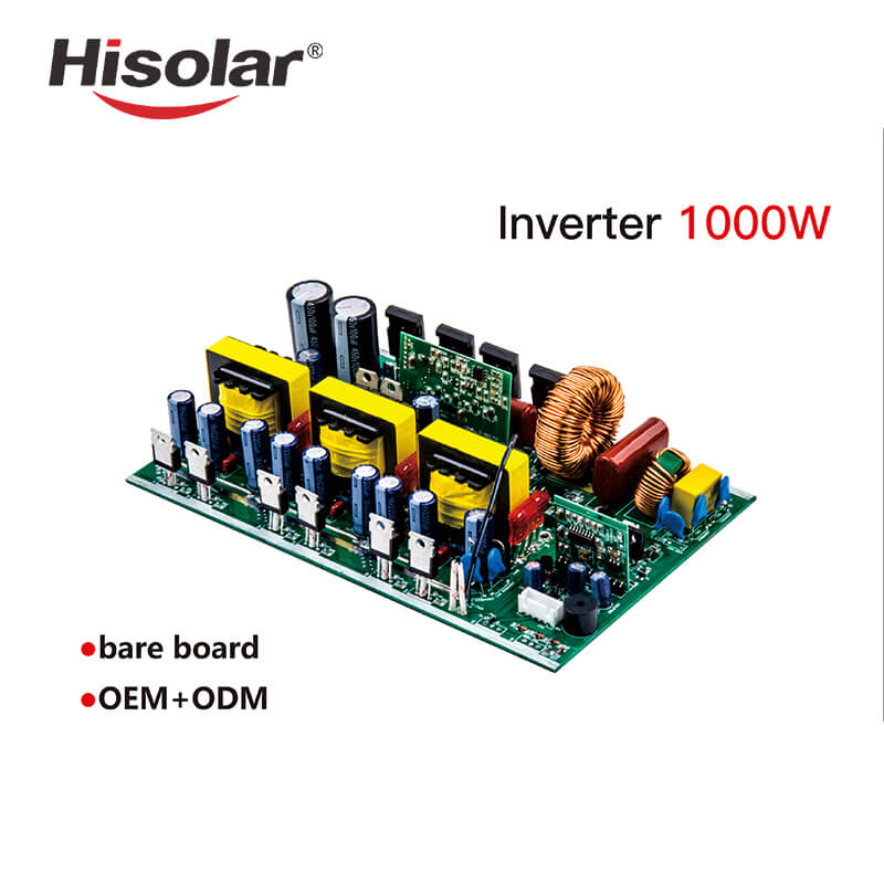 Key components and elements typically found on an inverter circuit board