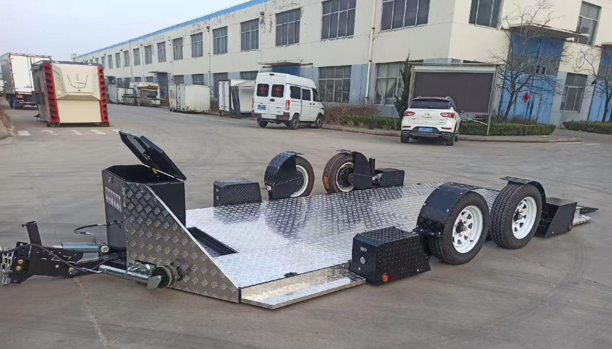 2.5T Dual-Axle Hydraulic Lifting Trailer: China’s Top Solution for Heavy-Duty Hauling
